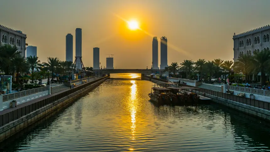 Al Qasba Channel in Sharjah