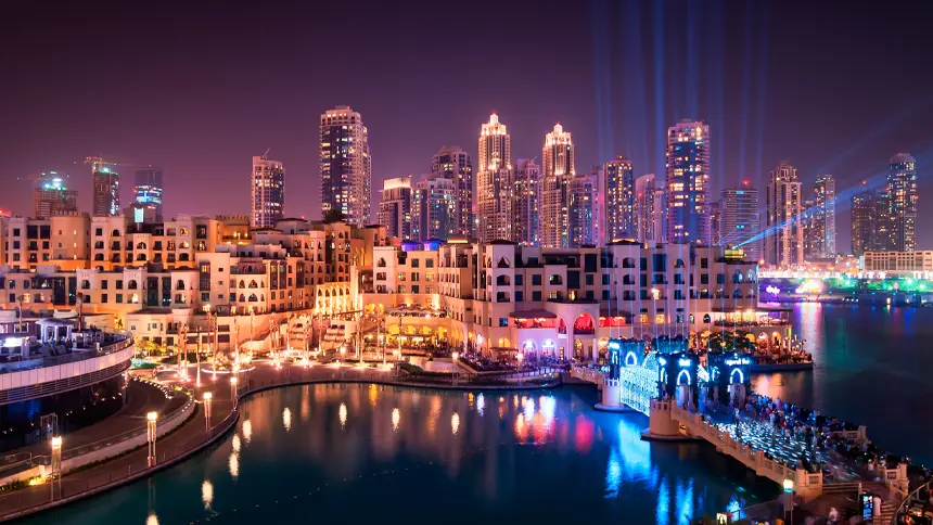 Nightlife in DUBAI Down Town Area